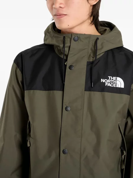 Geacă The North Face cu broderie verde