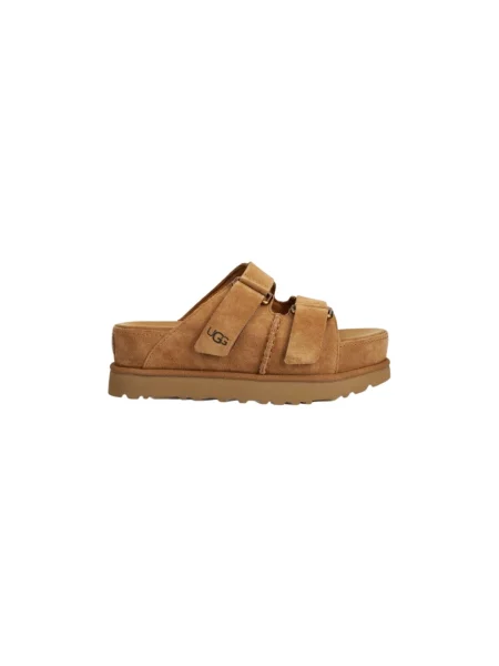 Klapki Ugg zamszowe brązowe