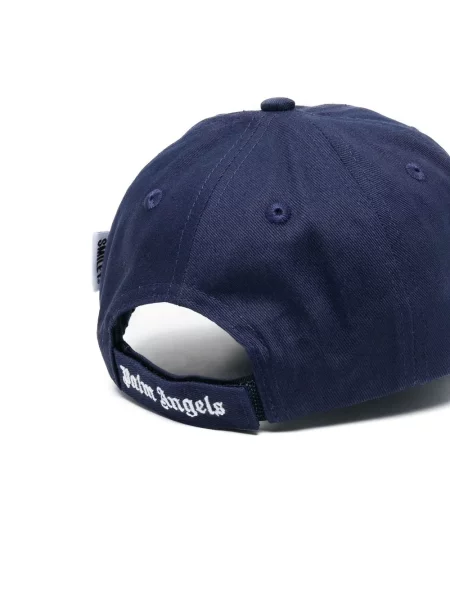 Czapka z daszkiem dziecięca Palm Angels niebieska