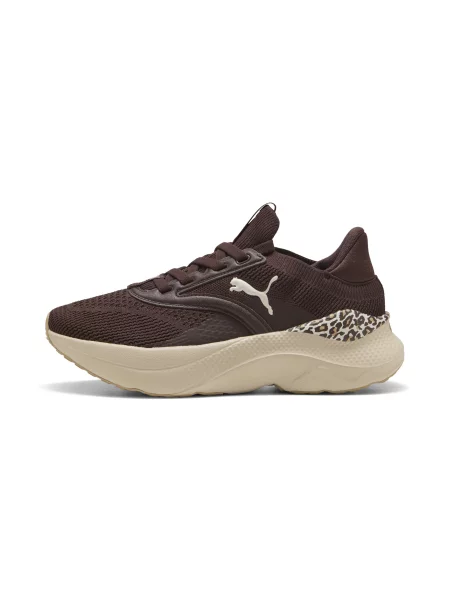 PUMA sneakersy SOFTRIDE Mayve Animal Akcesoria brązowy