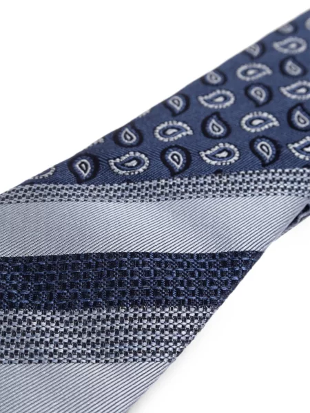 Γραβάτα Etro με σχέδιο paisley μπλε
