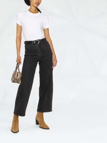 Dzianinowa krótka haftowana koszula Polo Ralph Lauren czarna