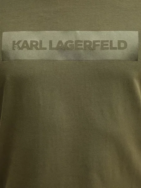 Футболка Karl Lagerfeld з принтом зелений