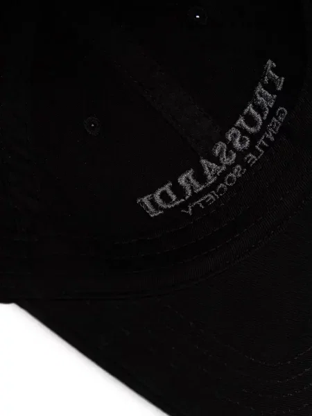 Șapcă Trussardi cu autograf negru