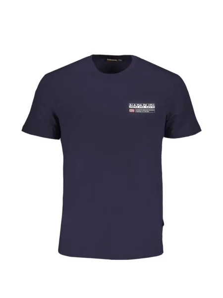 Tricou Napapijri cu imagine albastru