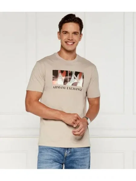 Armani Exchange Póló bézs