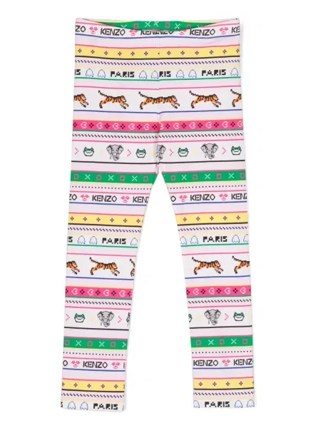 Legginsy dziecięce Kenzo różowe