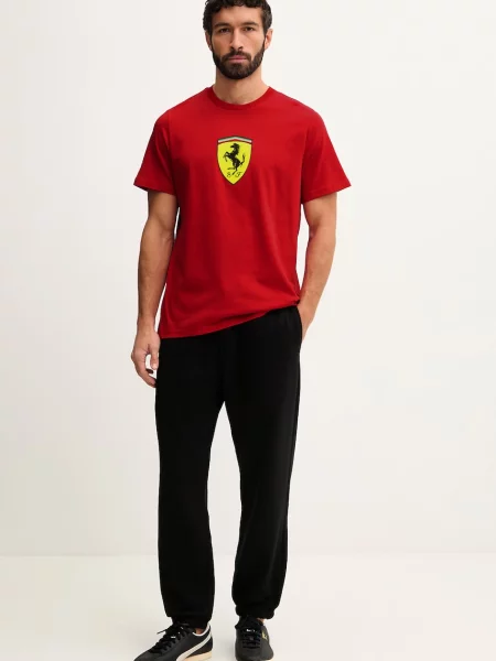 Puma kratka majica Ferrari rdeča