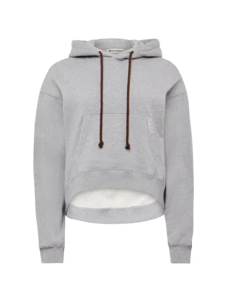 Hanorac cu glugă Jw Anderson cu cordon gri