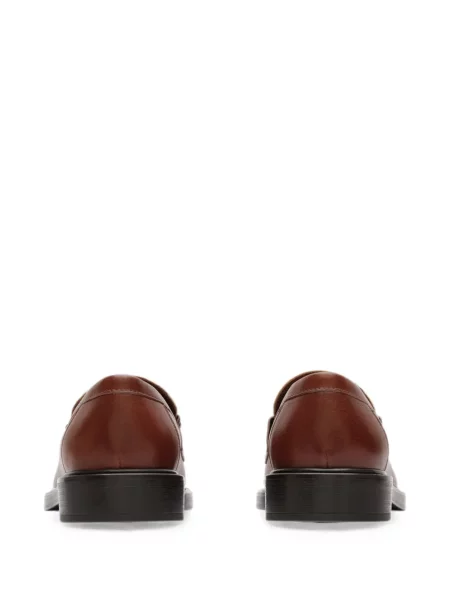 Pantofi loafer Burberry din piele maro