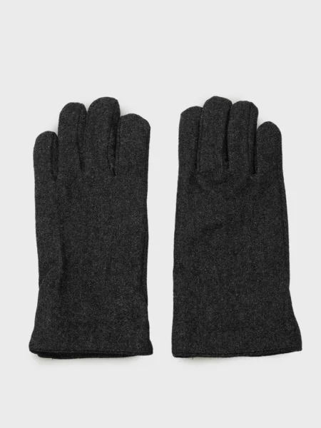 Шерстяные перчатки Gant серые