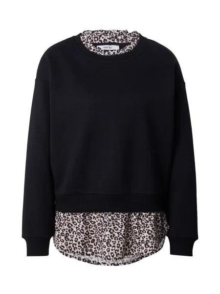 ABOUT YOU Majica Clara kremna / umbra črna