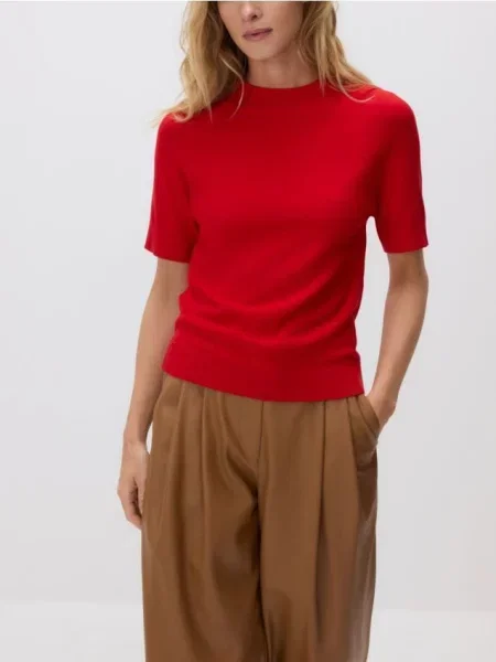 Reserved Гладкий джемпер червоний