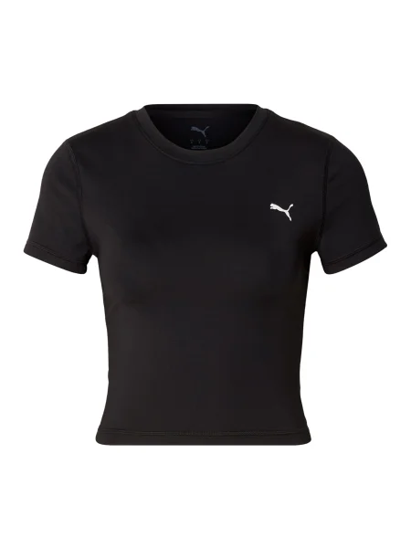 PUMA Tricou funcțional gri / negru alb