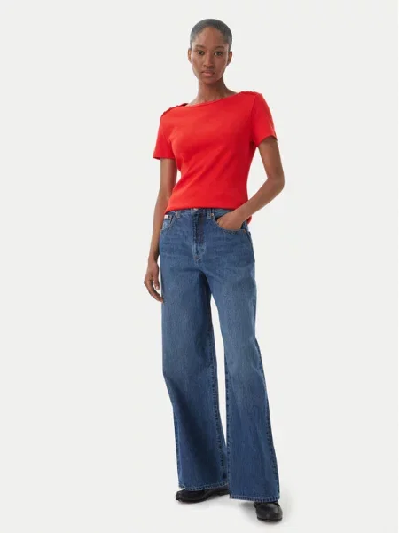 Tommy Hilfiger Póló Narancssárga piros