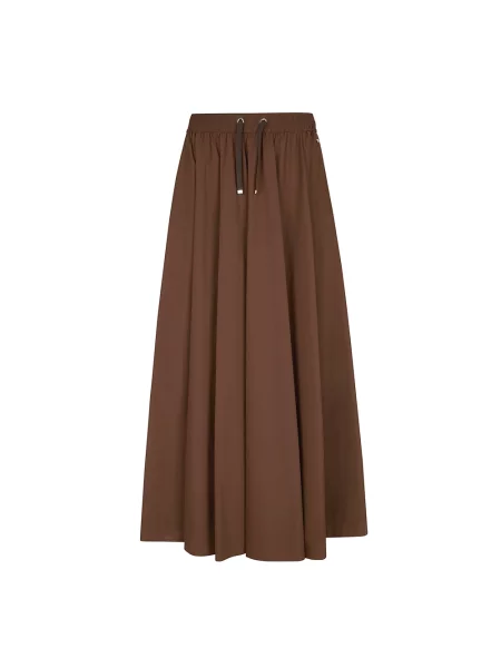Spódnica Herno ze stretchu brązowa