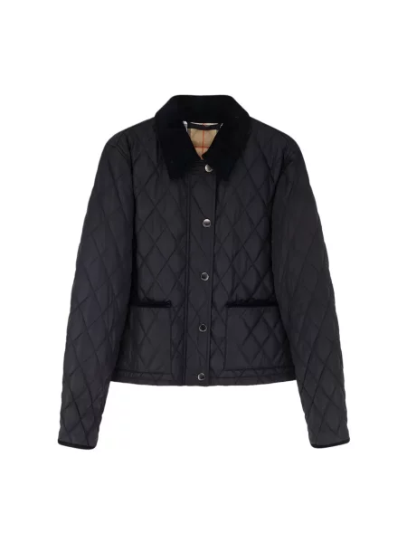 Kurtka Burberry pikowana czarna