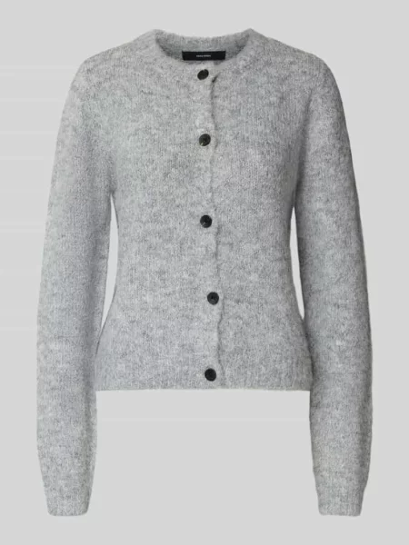 Kurtka z dzianiny o kroju regular fit z dodatkiem wełny model ‘NOVAH’ Vero Moda