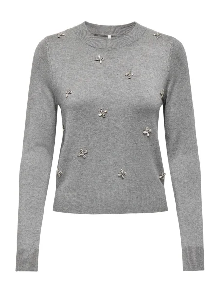 ONLY Pulover ONLVENICE / argintiu gri