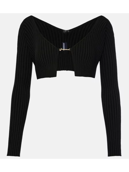 Cardigan Jacquemus tricotate negru