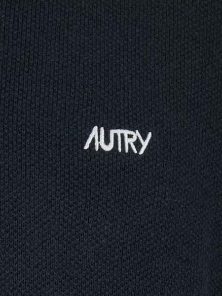 Polo Autry cu broderie albastru
