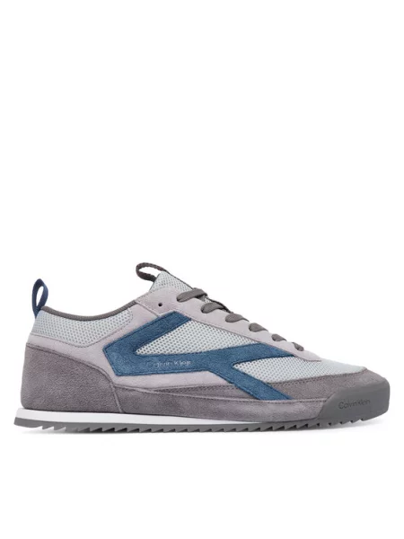 Sneakers Calvin Klein Low Pro Runner Mix Mat gri