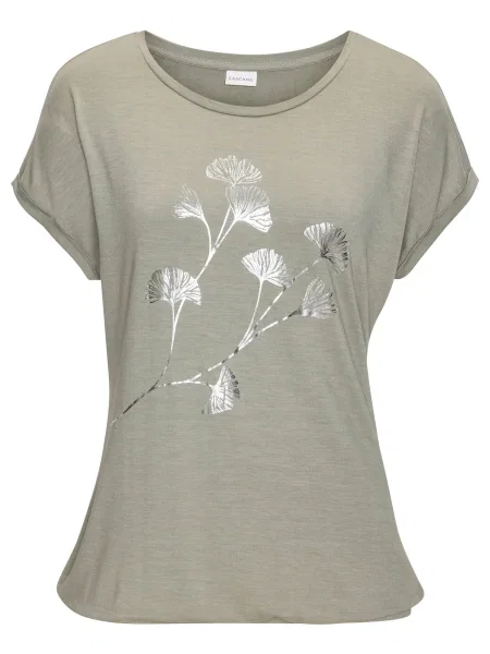 VIVANCE Tricou / argintiu kaki