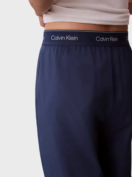 Широкие спортивные штаны Calvin Klein синие