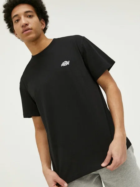 Тениска Dickies с апликация черно