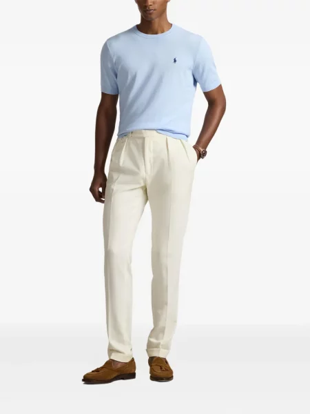 Ριγέ δερμάτινος κάλτσες Polo Ralph Lauren με κορδόνι μαύρο