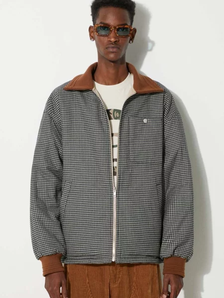 Яке с две лица Kenzo Reversible Elevated Coach Jacket бежово