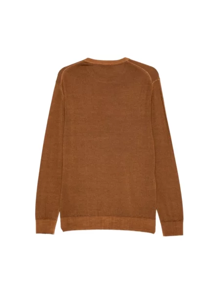 Sweter Piacenza 1733 z kaszmiru brązowy