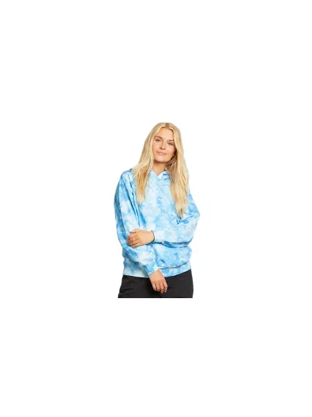 Dedicated Hoodie Sundborn Tie Dye Blue Kobiety Bluzy i bluzy z kapturem Dedicated Niebieski Size: M biała