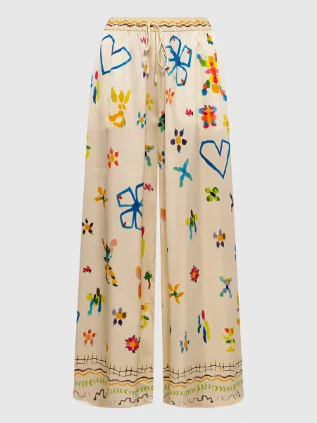 Палаццо Sidi із шовку Alemais жовті