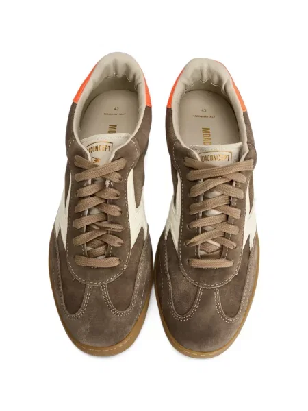 Sneakerși Moa Concept din piele de căprioară maro