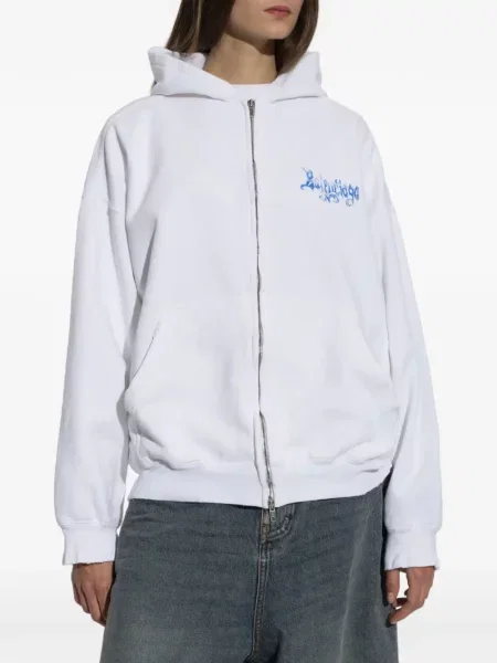 Hoodie Balenciaga με σχέδιο λευκό