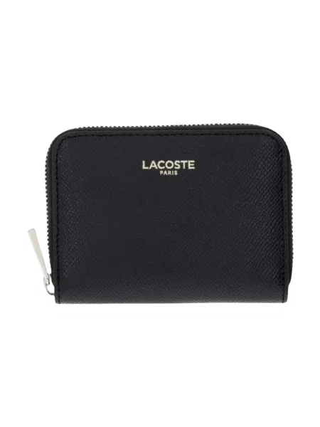 Portfel Lacoste skórzany czarny
