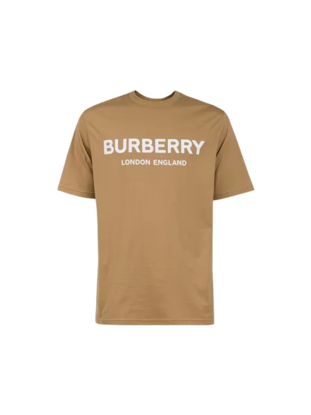 Koszulka Burberry beżowa