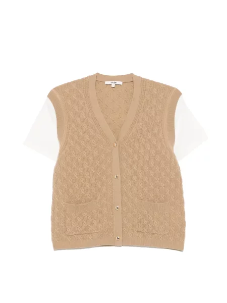 Cardigan Maje tricotate maro