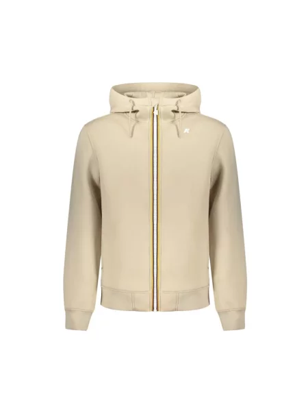 Bluza z kapturem K-way z kapturem beżowa