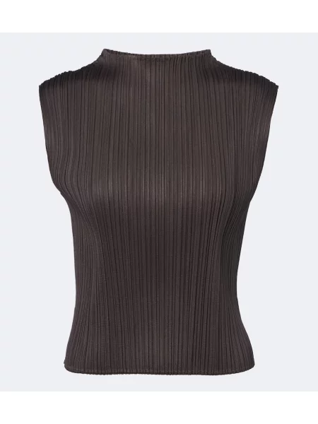 Top Pleats Please Issey Miyake gri