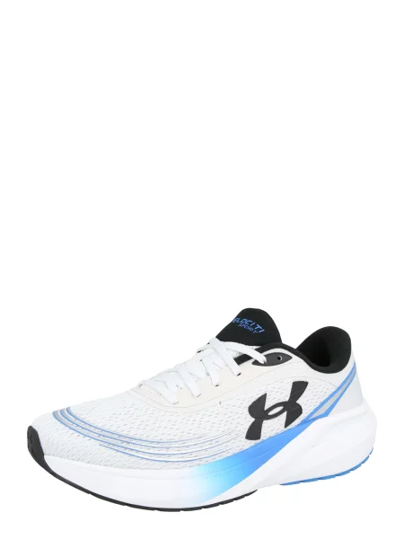 UNDER ARMOUR Bėgimo batai Velociti šviesiai pilka / juoda balta