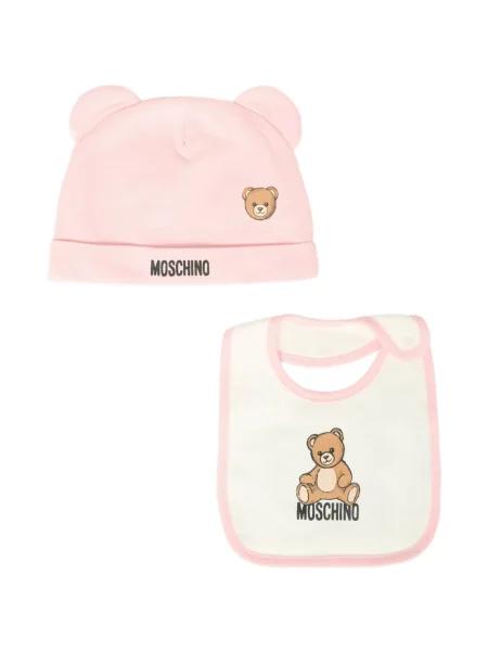 Czapka dziecięca Moschino różowa