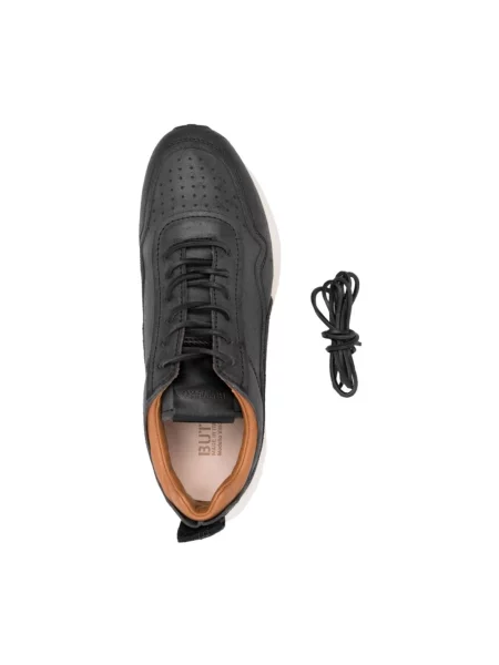 Sneakersy Buttero skórzane czarne