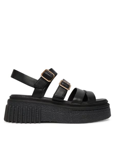 Sandały Clarks czarne