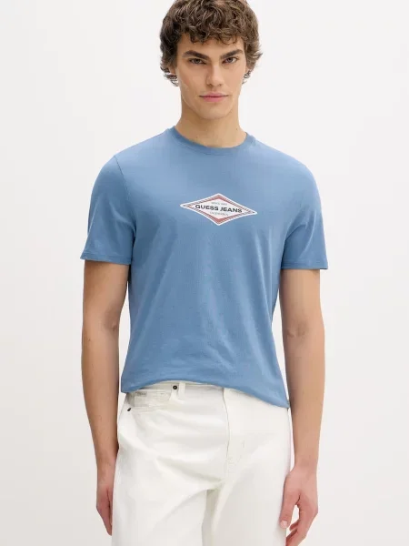 Guess Jeans tričko modré