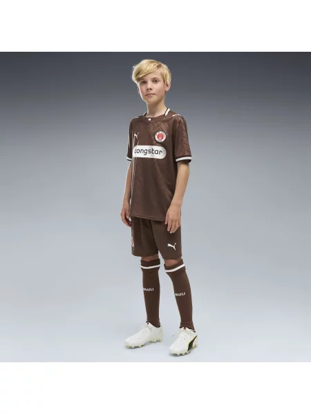 PUMA Młodzieżowe szorty FC St. Pauli Akcesoria brązowy
