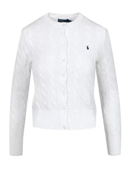 Cardigan Polo Ralph Lauren alb