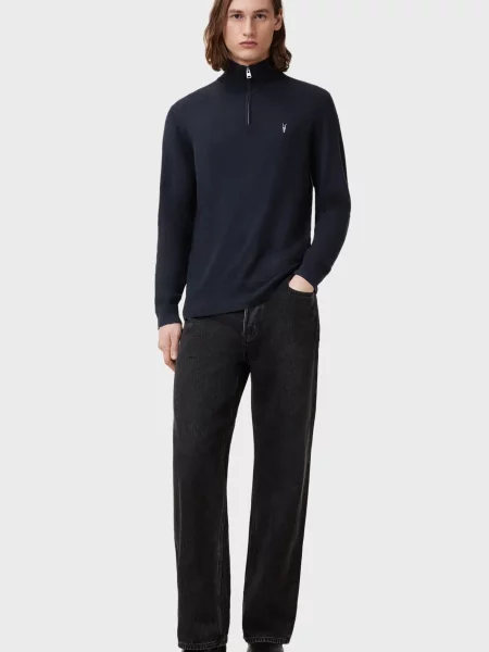 Шерстяной свитер Allsaints синий