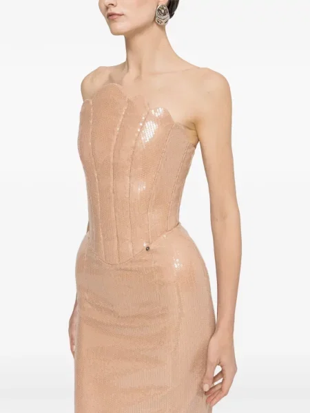 Sukienka maxi Nissa z cekinami